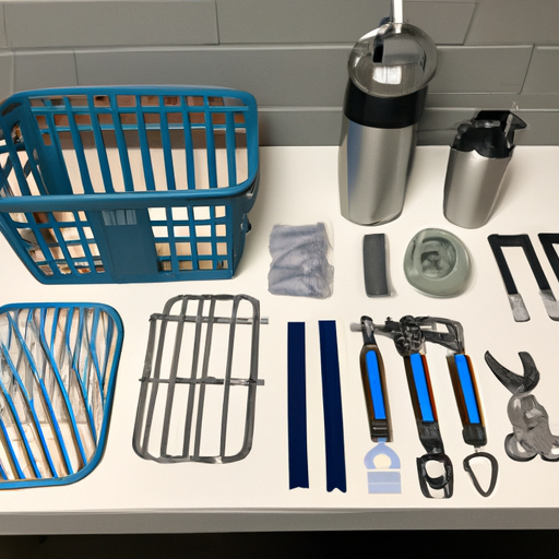 Various Yeti cooler accessories including dividers and baskets